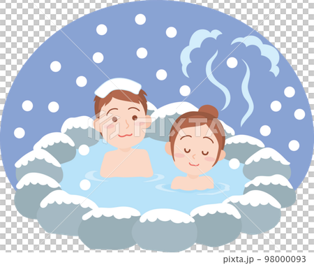 Hot spring _ Open-air bath _ Yukimi bath _ Men and women 98000093