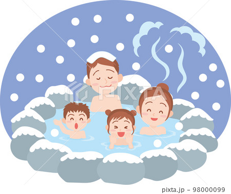 温泉_露天風呂_雪見風呂_家族 温泉_露天風呂_雪見風呂_家族 98000099