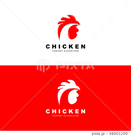 Chicken Logo, Farm Animal Vector, Design For Chicken Farm, Fried Chicken Restaurant, Cafe Chicken Logo, Farm Animal Vector, Design For Chicken Farm, Fried Chicken Restaurant, Cafe 98001200
