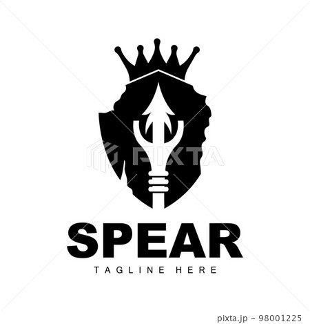 Spear Logo, Long Range Throwing Weapon Target Icon Design, Product And Company Brand Icon Illustration Spear Logo, Long Range Throwing Weapon Target Icon Design, Product And Company Brand Icon Illustration 98001225