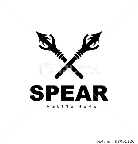 Spear Logo, Long Range Throwing Weapon Target Icon Design, Product And Company Brand Icon Illustration Spear Logo, Long Range Throwing Weapon Target Icon Design, Product And Company Brand Icon Illustration 98001226