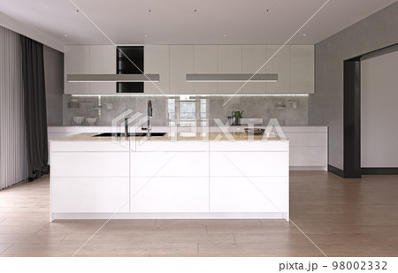 modern kitchen interior 98002332
