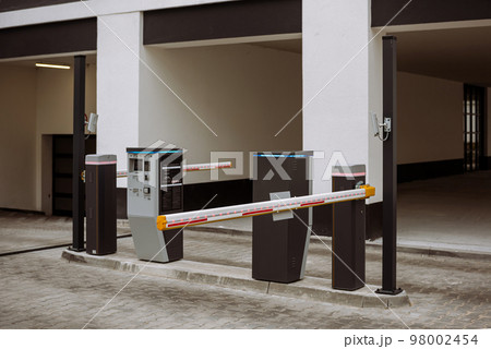 Barrier with light. Barrier with light. 98002454