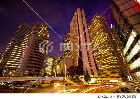 東京夜景 新宿高層ビル群 東京夜景 新宿高層ビル群 98006989