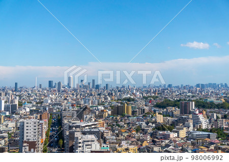 東京風景　池袋を望む 98006992