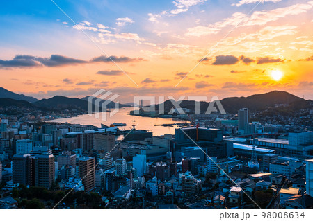 長崎市・夕景 98008634