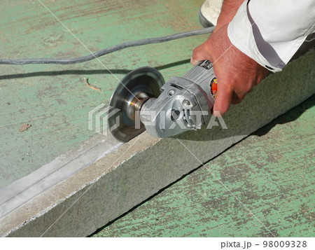 墓石・石材加工作業43 98009328