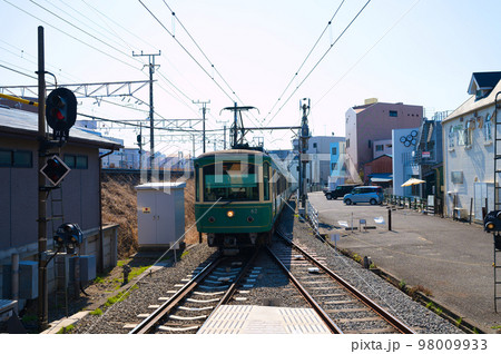 【神奈川県】2月・江ノ島電鉄 鎌倉駅の風景 【神奈川県】2月・江ノ島電鉄 鎌倉駅の風景 98009933