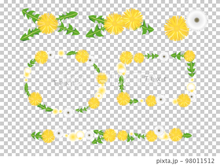 蒲公英插圖素材 蒲公英插圖素材 98011512