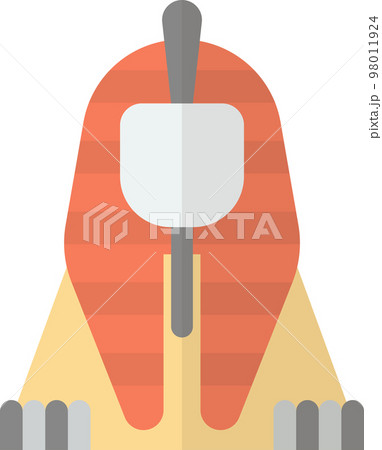sphinx Egypt statue illustration in minimal style sphinx Egypt statue illustration in minimal style 98011924