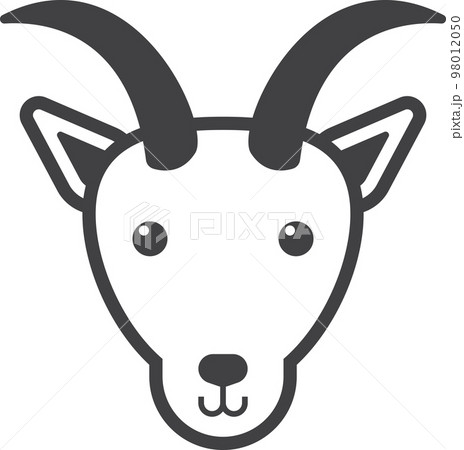goat illustration in minimal style 98012050