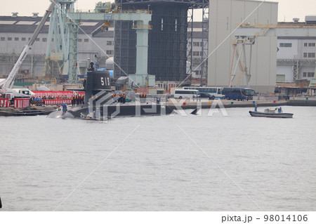 三菱重工業神戸造船所で就役直前の潜水艦「たいげい」 三菱重工業神戸造船所で就役直前の潜水艦「たいげい」 98014106