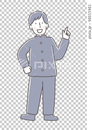 有微笑的男學生 有微笑的男學生 98015981