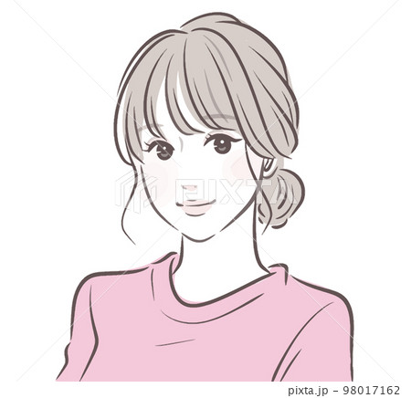 女性のイラスト素材 98017162