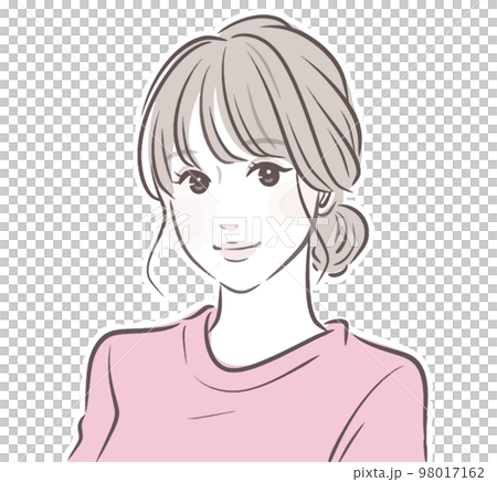 女性のイラスト素材 98017162