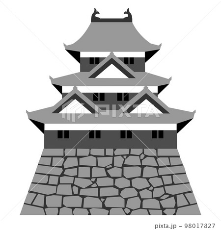 日本の城　三重三階の天守・櫓 98017827