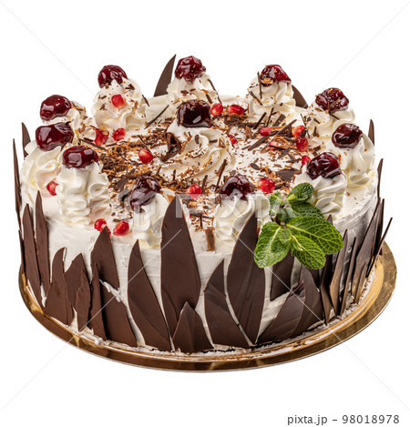 Whole black forest cake Whole black forest cake 98018978
