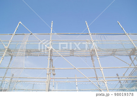 建設工事の足場　カバーシート 98019378