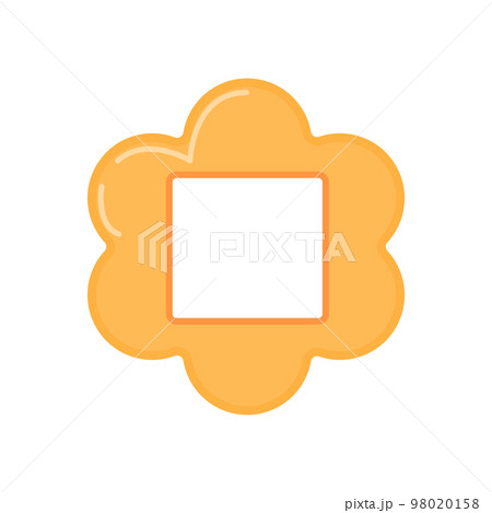 幼稚園・保育園の名札（花）のイラスト素材 [98020158] - PIXTA