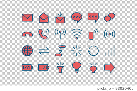 通訊設備相關圖標集①-8 98020403