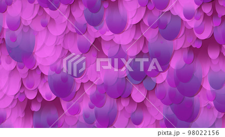 3D rendering of an array of ellipses. Ellipses of different sizes in space 3D rendering of an array of ellipses. Ellipses of different sizes in space 98022156