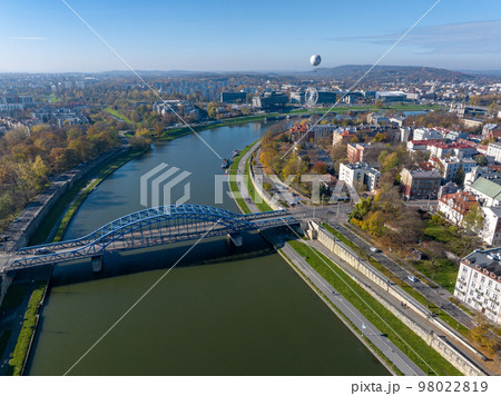 Krakow Aerial View. Old Town. Krakow is a the capital of the Lesser Poland Voivodeship. Poland. Europe. Krakow Aerial View. Old Town. Krakow is a the capital of the Lesser Poland Voivodeship. Poland. Europe. 98022819