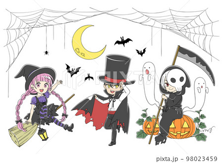 ハロウィンのモンスター ハロウィンのモンスター 98023459