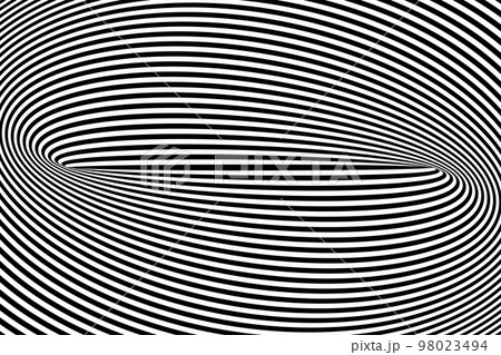 Op Art Lines Pattern with 3D Illusion Effect. Abstract Background. Op Art Lines Pattern with 3D Illusion Effect. Abstract Background. 98023494