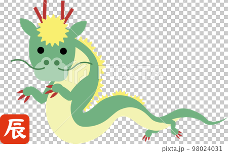 Dragon year New Year's card material 1 98024031