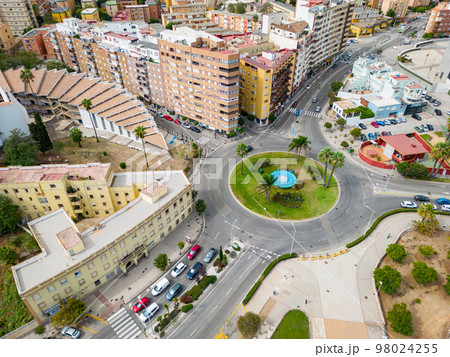 Aerial View of Old Town of Algeciras, Spain. Europe. Aerial View of Old Town of Algeciras, Spain. Europe. 98024255