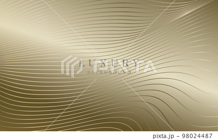 Gorgeous beige composition with thin wavy lines 98024487