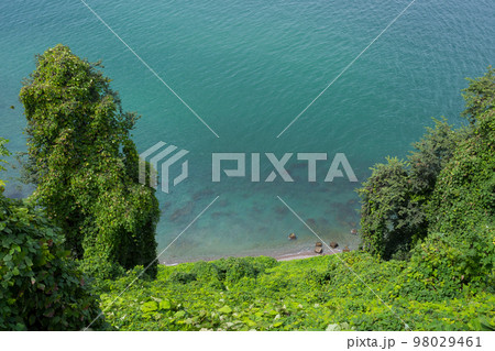 View from the mountain. View of the sea View from the mountain. View of the sea 98029461
