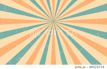 Orange and blue vintage background with lines 98029758