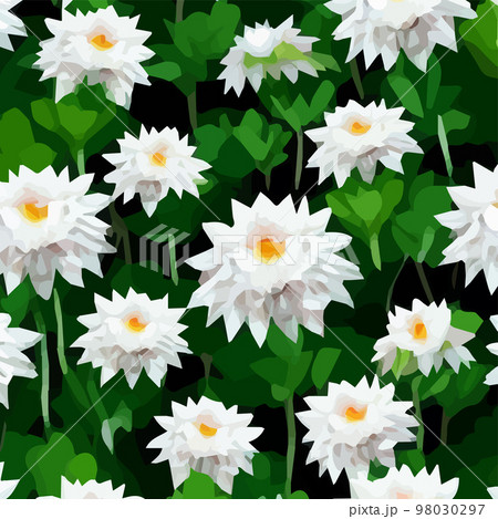 dahlia. Close-up. Spring flowers. , dahlia bud close-up. Multicolored image. Decor. Element. Vector illustration. Realistic close-up view, detailed petals 98030297
