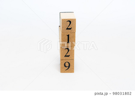 木ブロック 数字 2129 木ブロック 数字 2129 98031802