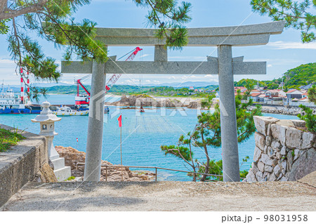 益田市　衣毘須神社の風景 98031958