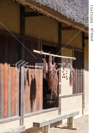 古民家の吊し柿 98032451