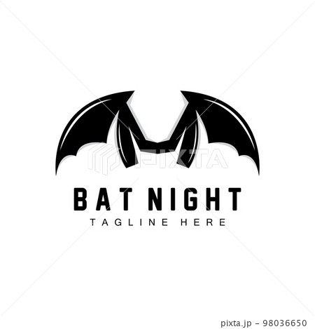 Bat Logo, Night Flying Animal Icon, Company Vector,Halloween Template Bat Logo, Night Flying Animal Icon, Company Vector,Halloween Template 98036650