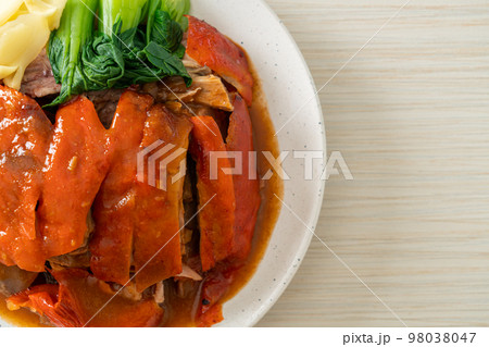 Peking duck or Roasted duck in Chinese style Peking duck or Roasted duck in Chinese style 98038047