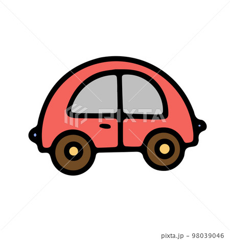 Doodle Car. Funny Sketch Scribble Style. Hand Drawn Toy Car Vector  Illustration Stock Vector - Illustration of little, childhood: 265882701