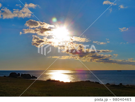 夕暮れの入道崎 夕暮れの入道崎 98040465