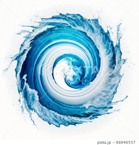 Water vortex or swirl background Stock Illustration