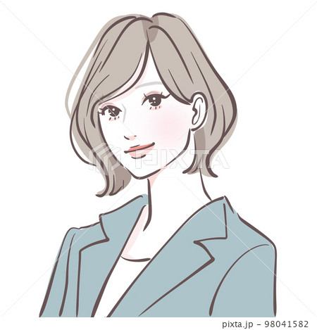 女性のイラスト素材 98041582