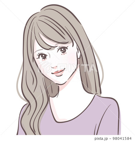 女性のイラスト素材 98041584