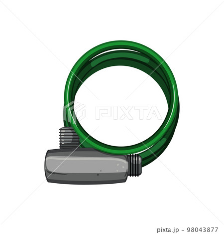 cycle bicycle lock cartoon vector illustration cycle bicycle lock cartoon vector illustration 98043877