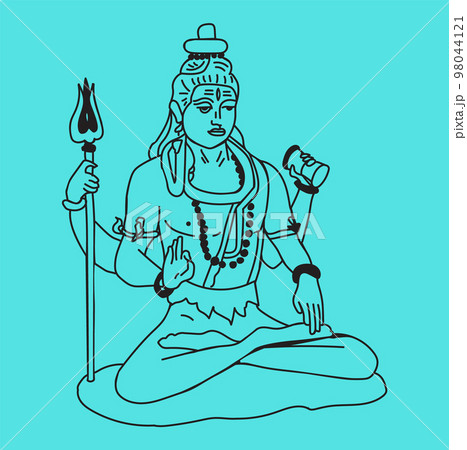 Lord Shiva Sketch Framed Poster Paper Print - Art & Paintings posters in  India - Buy art, film, design, movie, music, nature and educational  paintings/wallpapers at Flipkart.com