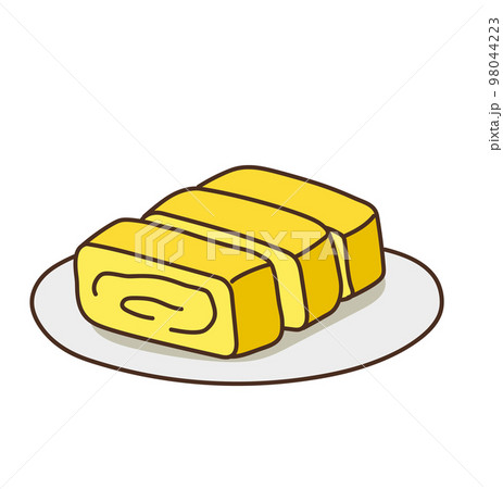 食べ物　朝食　ごはん　腸活　卵焼き 98044223