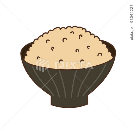 食べ物　朝食　ごはん　腸活　玄米 98044228