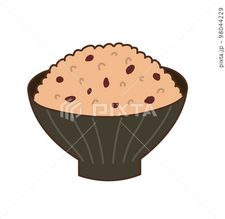 食べ物 朝食 ごはん 腸活 玄米ご飯 もち麦 食べ物 朝食 ごはん 腸活 玄米ご飯 もち麦 98044229