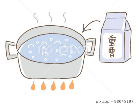 お湯 ぬるま湯 重曹 重曹水 お湯 ぬるま湯 重曹 重曹水 98045197